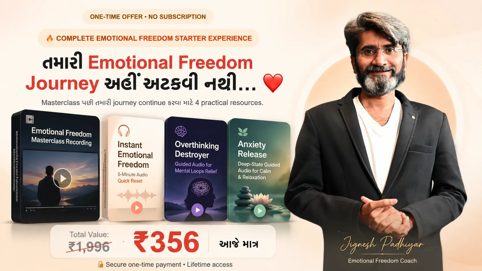 Jignesh Padhiyar โ Emotional Freedom Starter Experience
